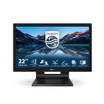 Philips 162B9T/00 computer monitor 39.6 cm (15.6") 1366 x 768 pixels HD LCD Touchscreen Black