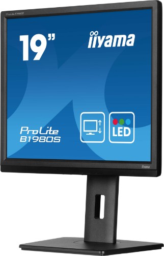 iiyama ProLite B1980S-B1 computer monitor 48.3 cm (19") 1280 x 1024 pixels VGA LED Black
