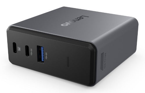 Lenovo X9 Charging GaN Dock Wired USB 3.2 Gen 2 (3.1 Gen 2) Type-C Grey