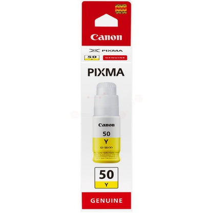Canon 3405C001/GI-50Y Ink bottle yellow, 7.7K pages ISO/IEC 19752 70ml for Canon Pixma G 5050