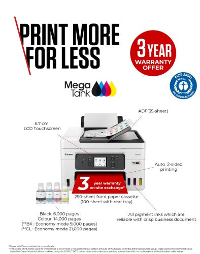 Canon GX4050 Inkjet A4 600 x 1200 DPI Wi-Fi