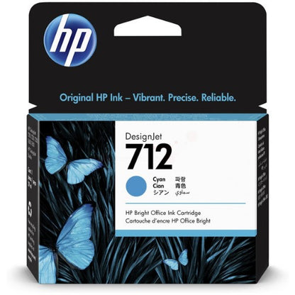 HP 3ED67A/712 Ink cartridge cyan 29ml for HP DesignJet T 200