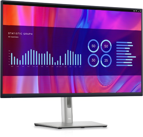 DELL P Series P3223DE computer monitor 80 cm (31.5") 2560 x 1440 pixels Quad HD LCD Black