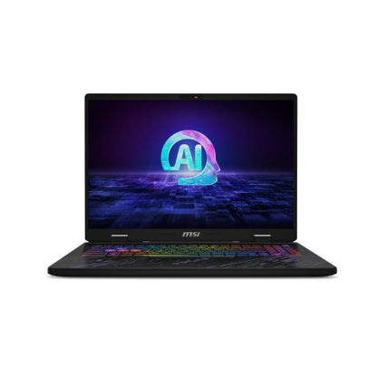 MSI Pulse 16 AI C1V Intel Core Ultra 9 185H Laptop 40.6 cm (16") Quad HD+ 16 GB DDR5-SDRAM 1 TB SSD NVIDIA GeForce RTX 4060 Wi-Fi 6E (802.11ax) Windows 11 Home Black