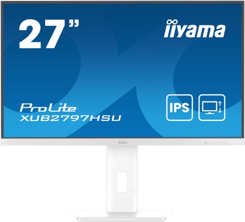 iiyama ProLite XUB2797HSU-W2 computer monitor 68.6 cm (27") 1920 x 1080 pixels Full HD LED White