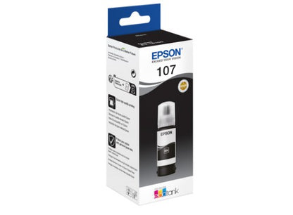 Epson C13T09B140/107 Ink cartridge black, 3.6K pages 70ml for Epson ET-18100