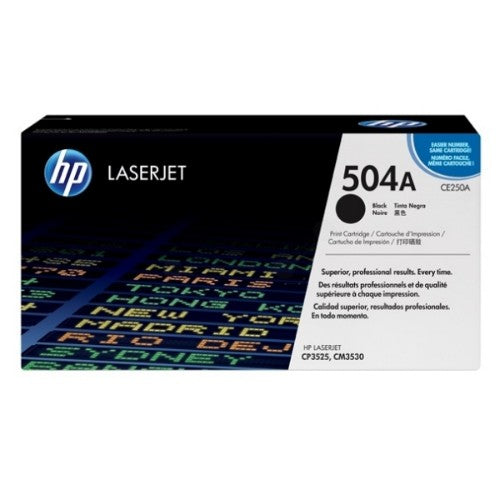 HP CE250A/504A Toner cartridge black, 5K pages ISO/IEC 19798 for HP CLJ CP 3525