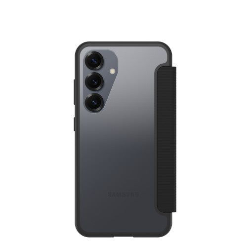 OtterBox React Folio Series for Samsung Galaxy S25, transparent/black