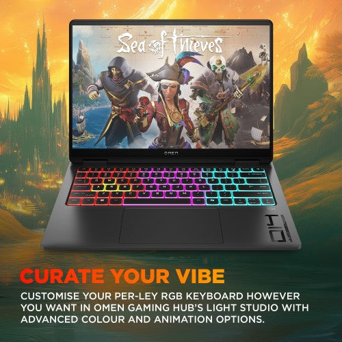 HP OMEN Transcend 14-fb1011na Intel Core Ultra 9 285H Laptop 35.6 cm (14") 3K 32 GB LPDDR5x-SDRAM 2 TB SSD NVIDIA GeForce RTX 5070 Wi-Fi 7 (802.11be) Windows 11 Home AI PC Black