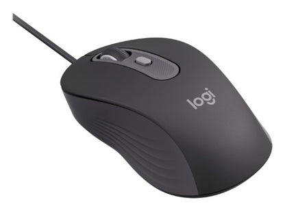 Logitech Signature Wired M520 for Business mouse Office Ambidextrous USB Type-C Optical 4000 DPI