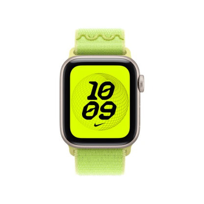 Apple Nike Sport Loop Band Green Nylon, Recycled polyester, Spandex