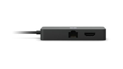 Microsoft Surface USB-C Travel Hub Wired USB 3.2 Gen 2 (3.1 Gen 2) Type-C Black