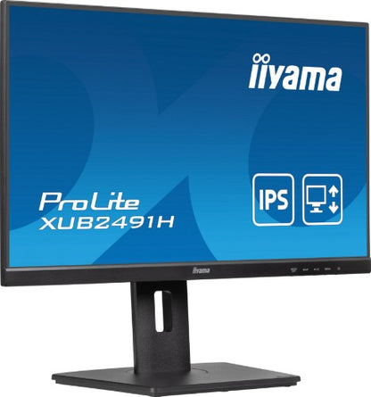 iiyama ProLite XUB2491H-B1 computer monitor 60.5 cm (23.8") 1920 x 1080 pixels Full HD LED Black