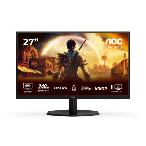 AOC G4 Q27G42ZE computer monitor 68.6 cm (27") 2560 x 1440 pixels Quad HD LCD Black, Red