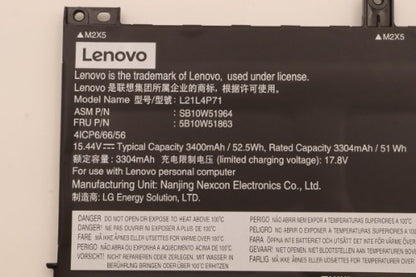 Lenovo 5B10W51863 laptop spare part Battery