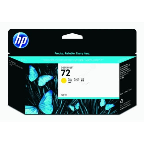 HP C9373A/72 Ink cartridge yellow 130ml for HP DesignJet T 1100/1200/1300/620