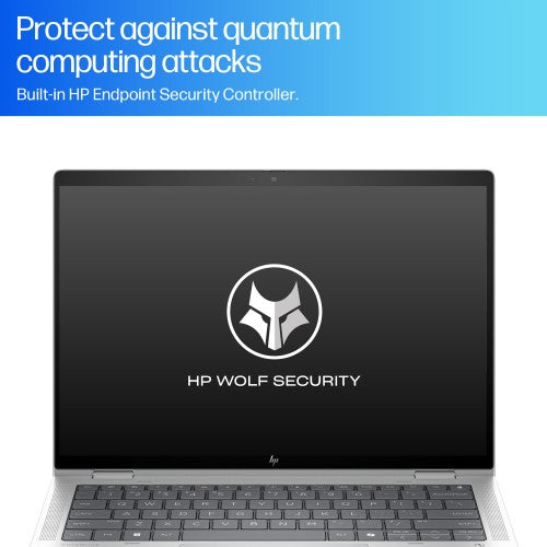 HP EliteBook X Flip G1i Next Gen AI PC Wolf Pro Security Edition Copilot+ PC Intel Core Ultra 7 258V Hybrid (2-in-1) 35.6 cm (14") Touchscreen WUXGA 32 GB LPDDR5x-SDRAM 1 TB SSD Wi-Fi 7 (802.11be) Windows 11 Pro Silver