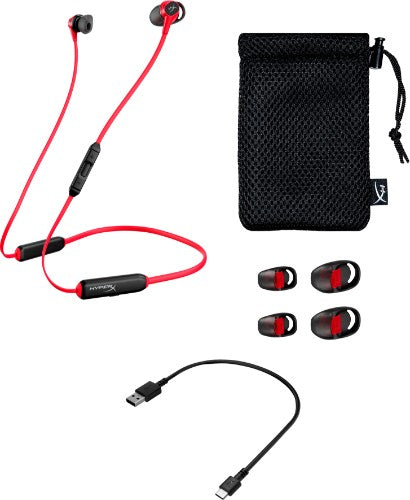 HyperX Cloud Buds Wireless Headphones (Red-Black)