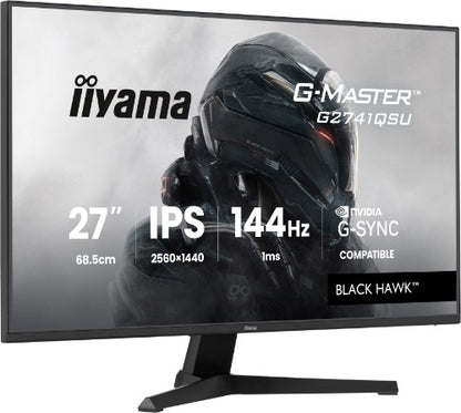 iiyama G-MASTER G2741QSU-B1 computer monitor 68.6 cm (27") 2560 x 1440 pixels Black