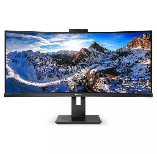 Philips P Line 346P1CRH/00 computer monitor 86.4 cm (34") 3440 x 1440 pixels UltraWide Quad HD LED Black
