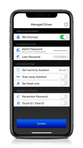 iStorage datAshur BT 32 GB | Encrypted Secure Flash Drive | Unlock via Smartphone Using Bluetooth | FIPS 140-2 Level 3 Certified | Remote Management Ready