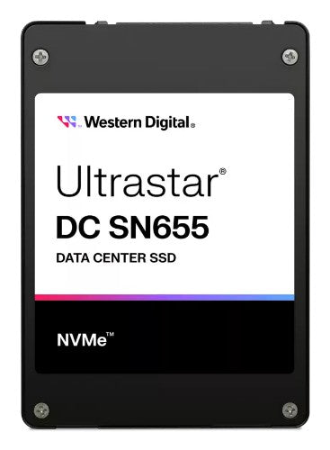 Western Digital Ultrastar DC SN655 15.4 TB U.3 PCI Express 4.0 NVMe 3D TLC NAND