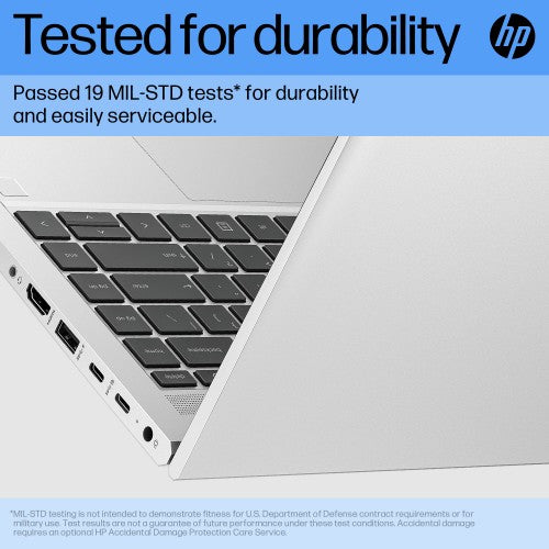 HP ProBook 440 G10 Intel® Core™ i7 i7-1355U Laptop 35.6 cm (14") Full HD 16 GB DDR4-SDRAM 512 GB SSD Wi-Fi 6E (802.11ax) Windows 11 Pro Silver