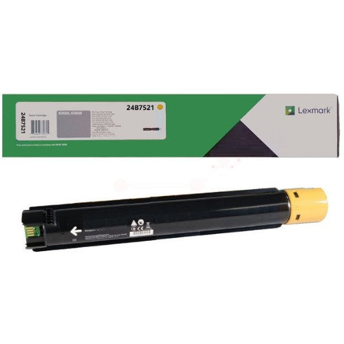 Lexmark 24B7521 Toner-kit yellow, 14.5K pages ISO/IEC 19752 for Lexmark XC 9325