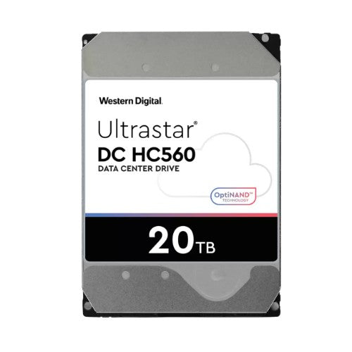 Western Digital Ultrastar DC HC560 internal hard drive 20 TB 7200 RPM 512 MB 3.5" SAS / Serial ATA II