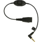 Jabra LINK Mobile QD to 3_5mm, w. Answer Button