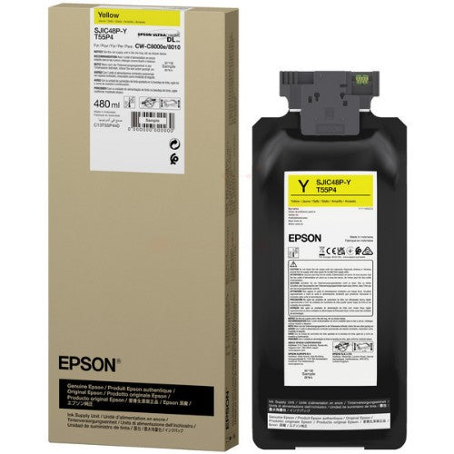 Epson C13T55P440/SJIC-48-P-Y Ink cartridge yellow 480ml for Epson ColorWorks C 8000 e BK/MK