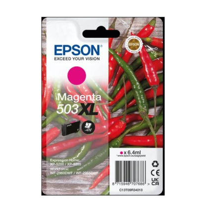 Epson C13T09R34010/503XL Ink cartridge magenta high-capacity, 470 pages 6,4ml for Epson XP-5200
