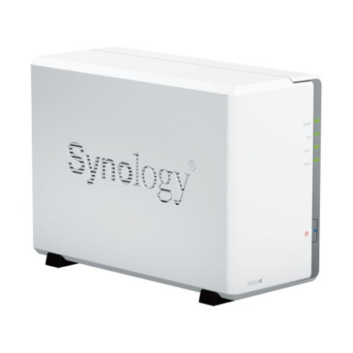 Synology DiskStation DS223J NAS Desktop Realtek RTD1619B 1 GB DDR4 24 TB HDD White