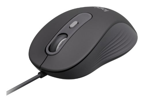 Logitech Signature Wired M520 for Business mouse Office Ambidextrous USB Type-C Optical 4000 DPI