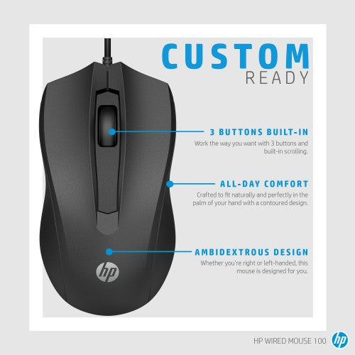 HP Wired Mouse 100