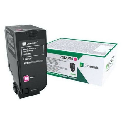 Lexmark 75B20M0 Toner-kit magenta return program, 10K pages ISO/IEC 19752 for Lexmark CS 727