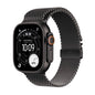 Apple Watch Ultra 3 GPS + Cellular 49mm Black Titanium Case with Black Titanium Milanese Loop - Small