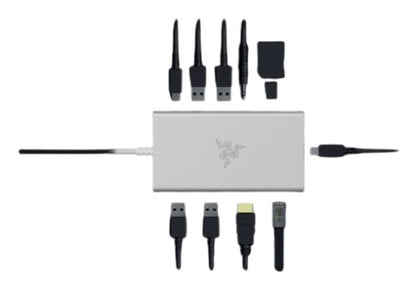 Razer USB-C Dock Wired USB 3.2 Gen 1 (3.1 Gen 1) Type-C Aluminium
