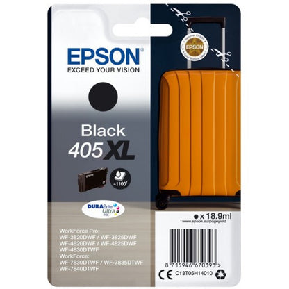 Epson C13T05H14020/405XL Ink cartridge black high-capacity Blister Acustic Magnetic, 1.1K pages 18.9ml for Epson WF-3820/7830