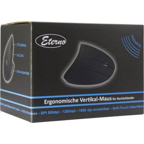 Inter-Tech KM-206R mouse Office Ambidextrous RF Wireless Optical 1600 DPI