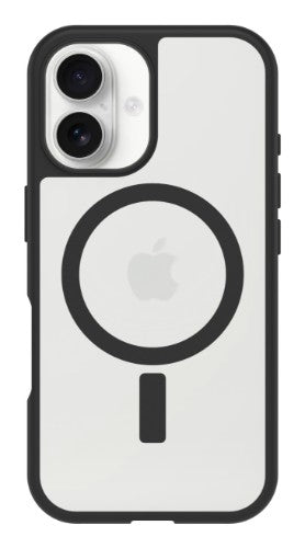 OtterBox React Series for MagSafe for Apple iPhone 16, Black Crystal