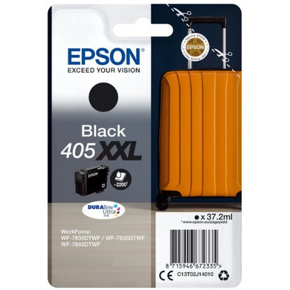 Epson C13T02J14010/405XXL Ink cartridge black extra High-Capacity, 2.2K pages 37.2ml for Epson WF-7830