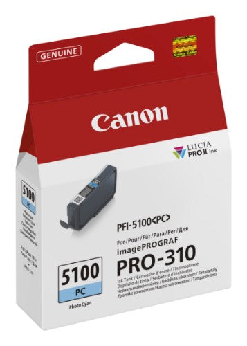 Canon 6956C001/PFI-5100PC Ink cartridge light cyan 704 Photos for Canon IPF PRO-310