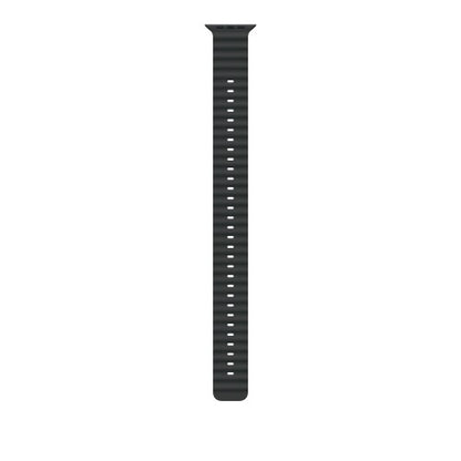 Apple 49mm Black Ocean Band Extension - Natural Titanium Finish