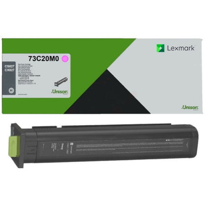 Lexmark 73B20M0 Toner-kit magenta return program, 15K pages ISO/IEC 19752 for Lexmark CS 827