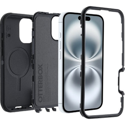 OtterBox Defender Pro for MagSafe Series for Apple iPhone 16, black - No Retail Packaging