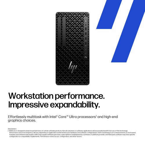 HP Z1 Tower G1i Intel Core Ultra 9 285 32 GB DDR5-SDRAM 1 TB SSD Windows 11 Pro Workstation AI Workstation, AI PC Black