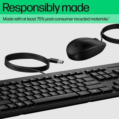 HP 225 Wired Mouse and Keyboard Combo