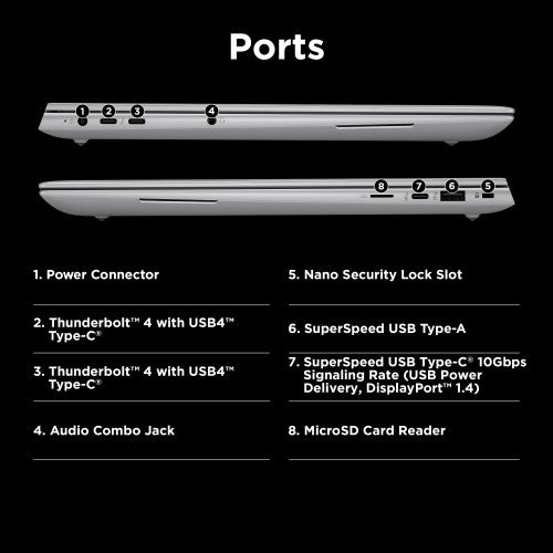 HP ZBook Studio G11 Intel Core Ultra 7 155H Mobile workstation 40.6 cm (16") WQUXGA 32 GB DDR5-SDRAM 512 GB SSD NVIDIA RTX 2000 Ada Wi-Fi 7 (802.11be) Windows 11 Pro Silver