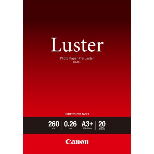 Canon LU-101 Luster Photo Paper Pro A3 Plus - 20 Sheets